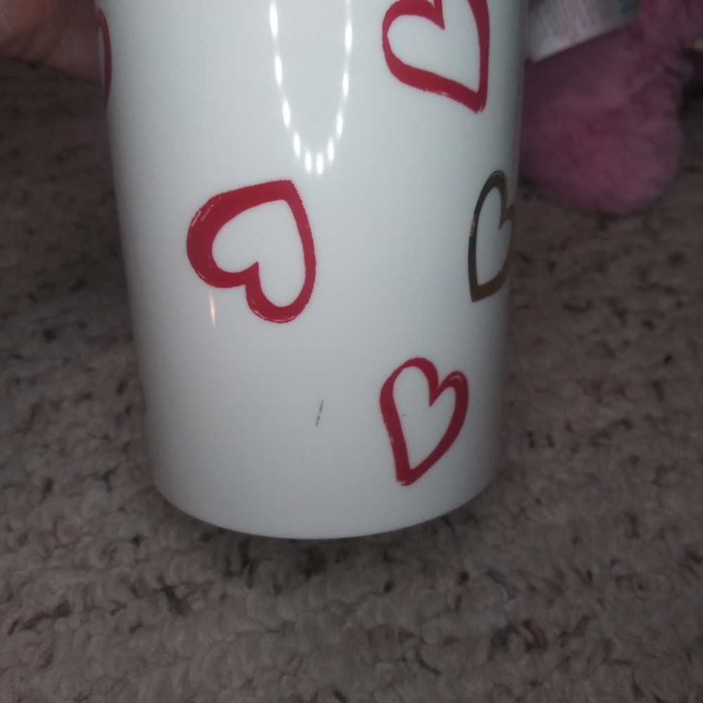 Kate Spade Valentine's Heart Decorated Cold Tumbler - Picture 7 of 8
